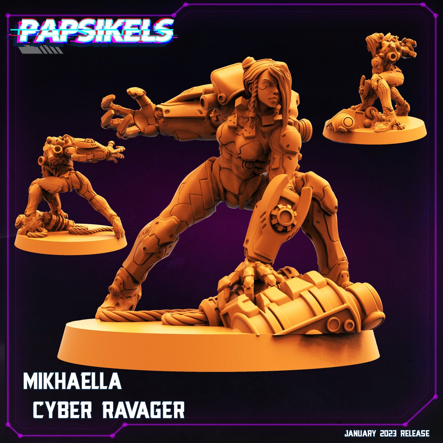 Cyber Ravagers by Papsikels Miniatures