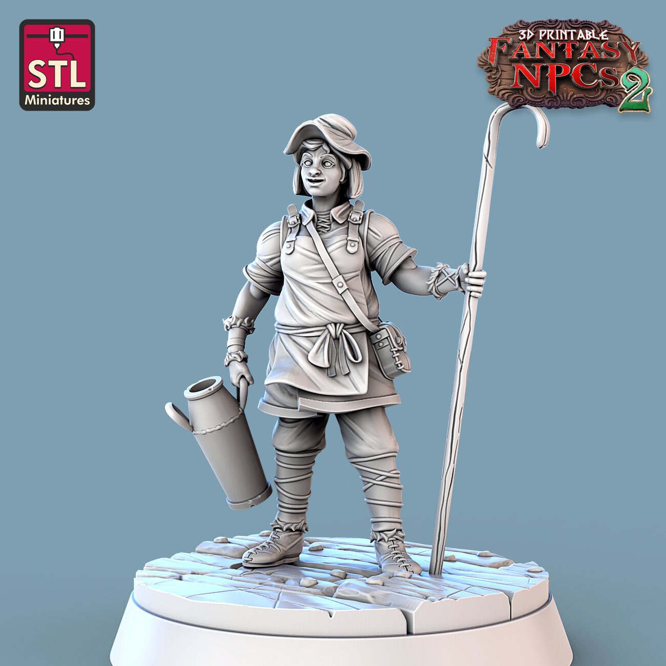 Milkman Vendor Set by STL Miniatures