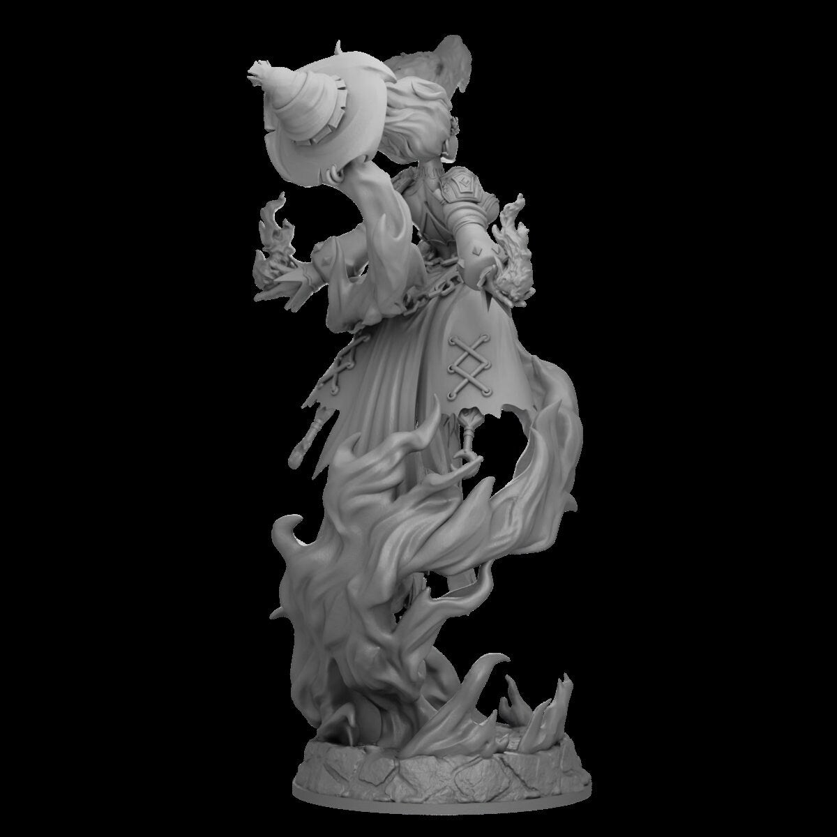 Fiery Soul Sorceress by Secret Forge Miniatures