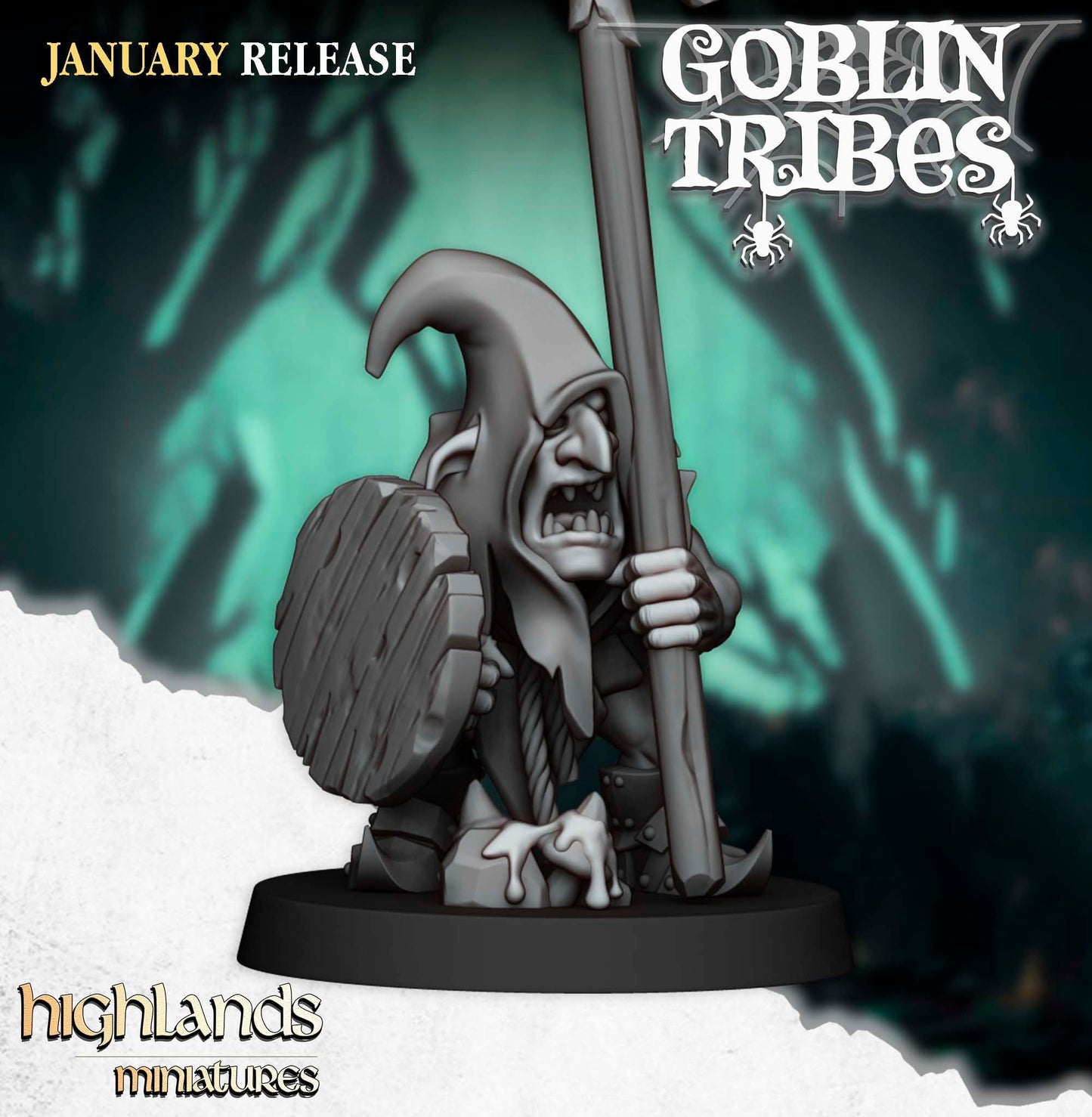 Swamp Goblins with Pikes Unit by Highland Miniatures