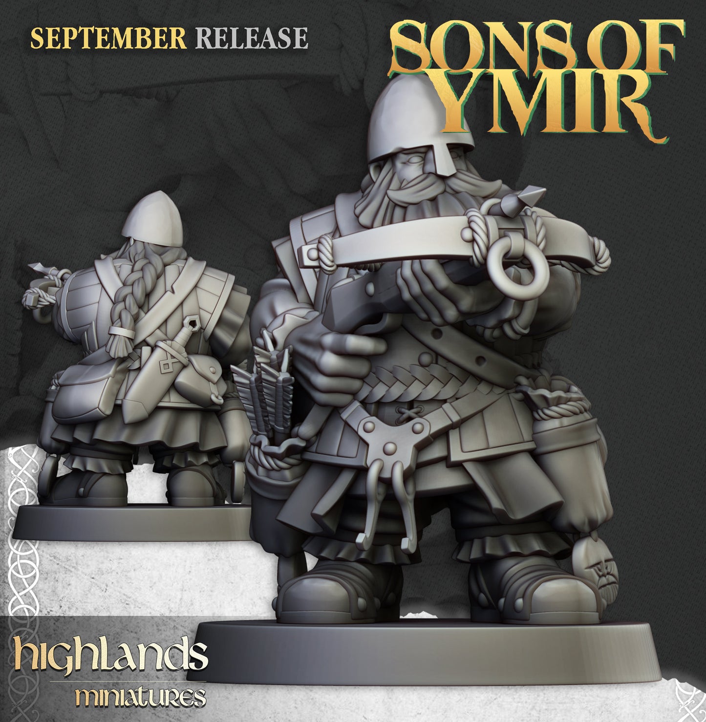 Dwarf Crossbowmen Unit by Highland Miniatures