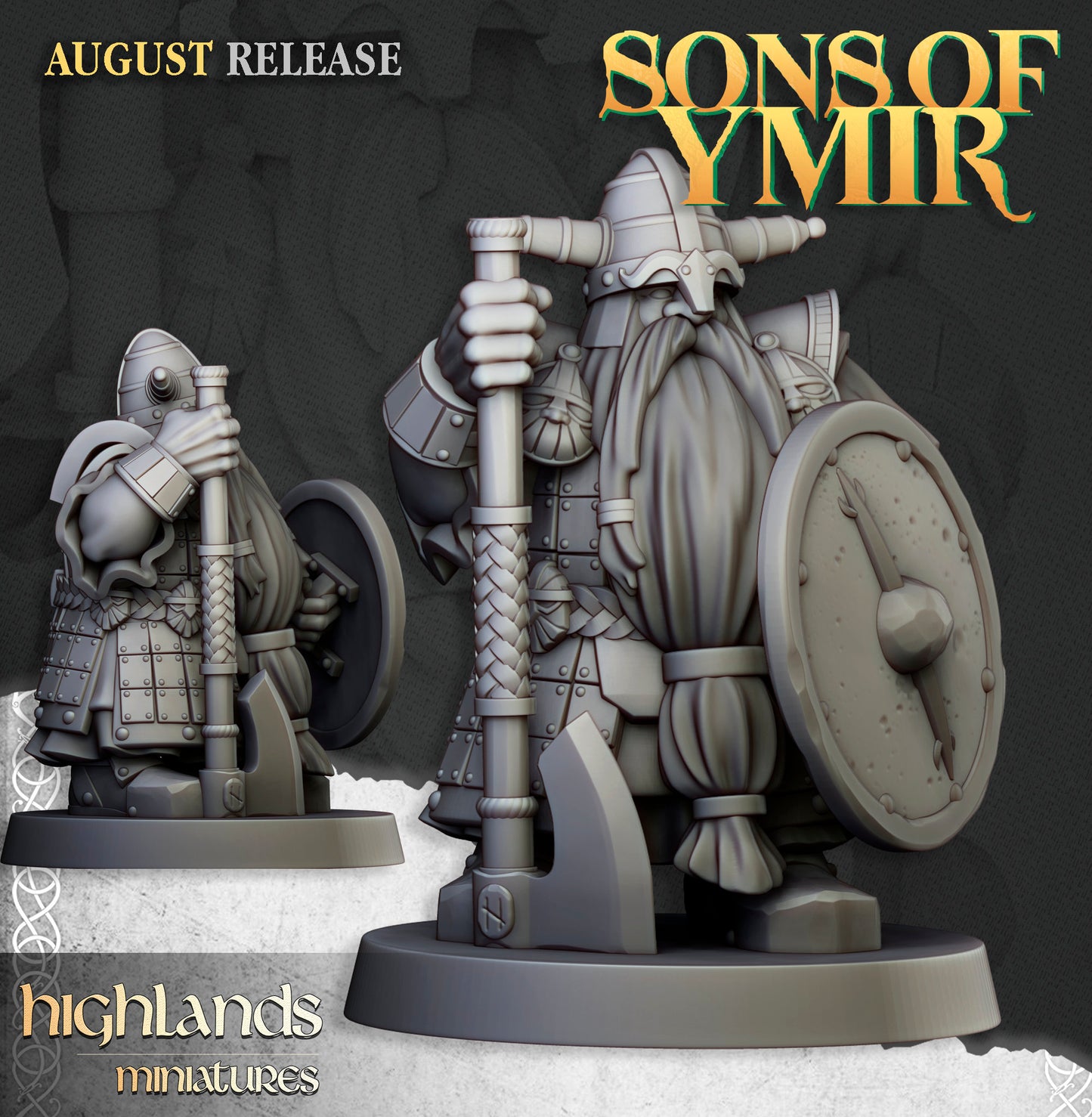 Dwarf Veterans Unit by Highland Miniatures