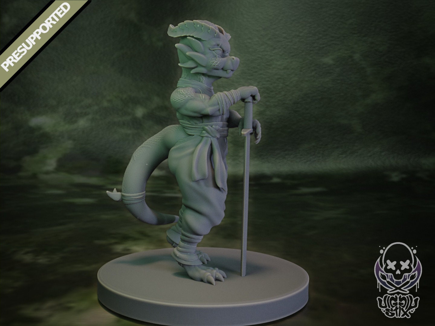 Desert Kobold Warrior by Jigglystix Pinup Factory Miniatures