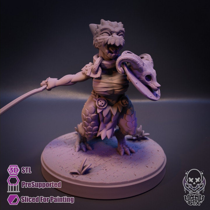 Embattlement Saber Kobold by Jigglystix Pinup Factory Miniatures