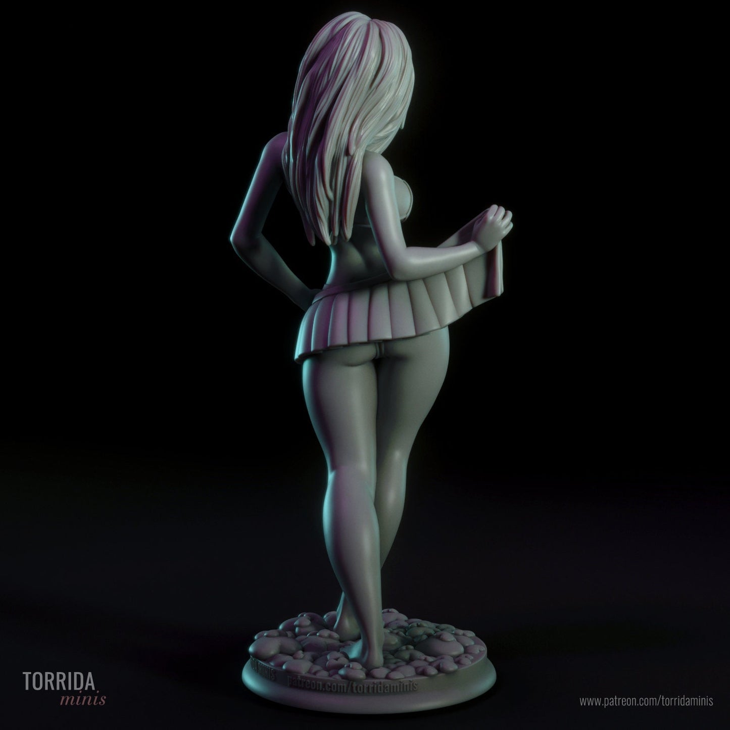 Ellen Pin Up Statue Model Kit by Torrida Minis