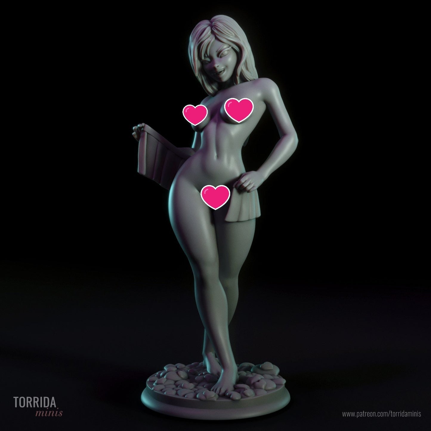 Ellen Pin Up Statue Model Kit by Torrida Minis