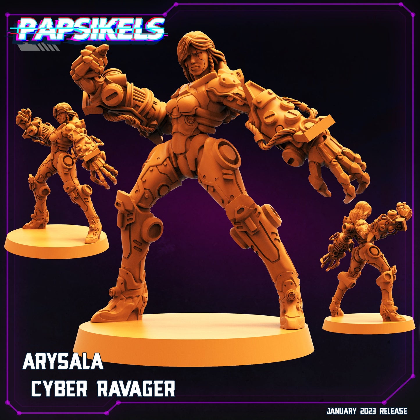 Cyber Ravagers by Papsikels Miniatures