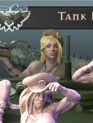 Tank Pinups by Across the Realms Miniatures