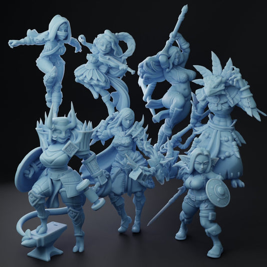 More Oaken Hollow Heroes Vol 1 by Twin Goddess Miniatures