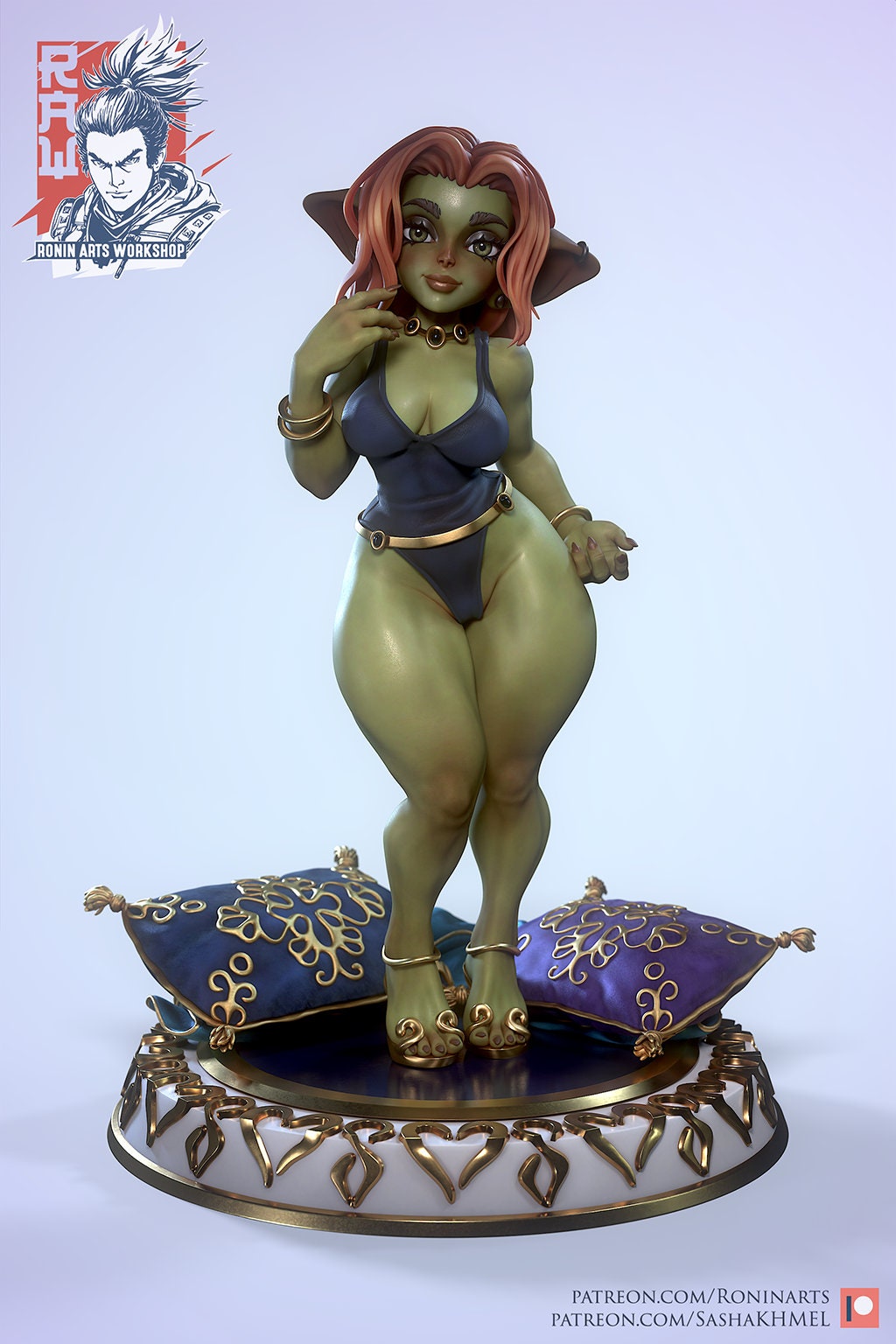 Aikten Goblin Girl by Ronin Arts Workshop Miniatures