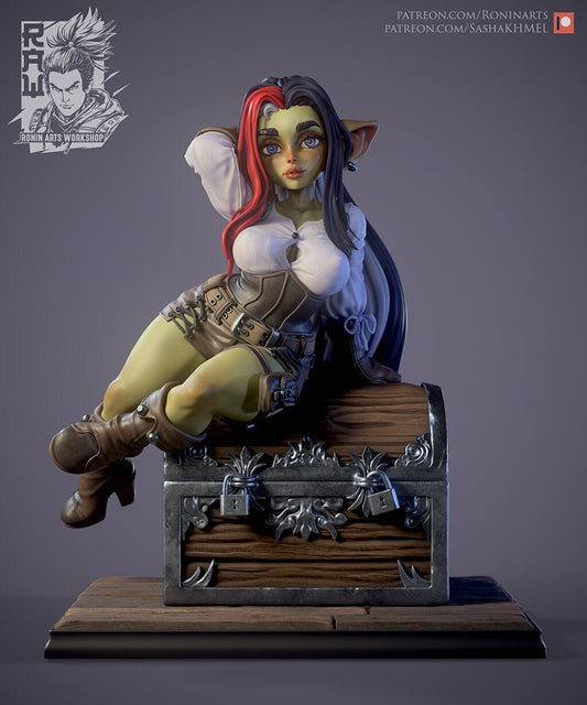 Angry Goblin Thief by Ronin Arts Workshop Miniatures