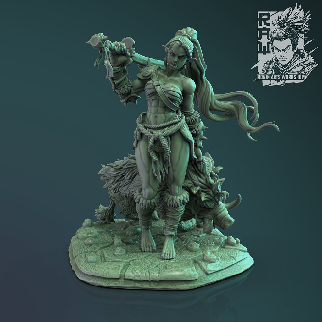 Claws of Hecta Fem Orcs by Ronin Arts Workshop Miniatures