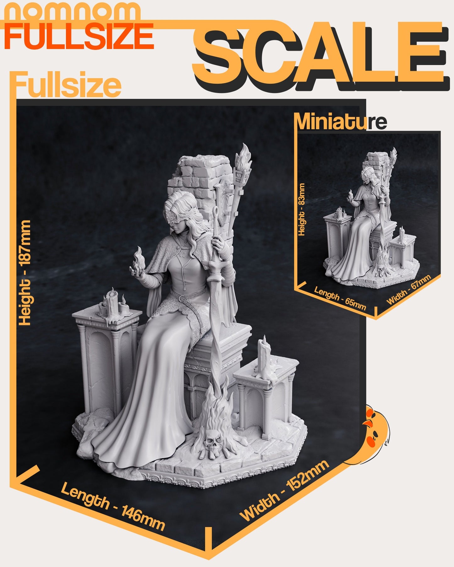 Firekeeper Statue Model Kit by Nomnom Figures