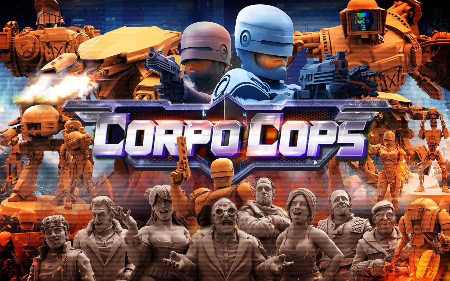 Corp Cops Vol. 1 by Papsikels Miniatures