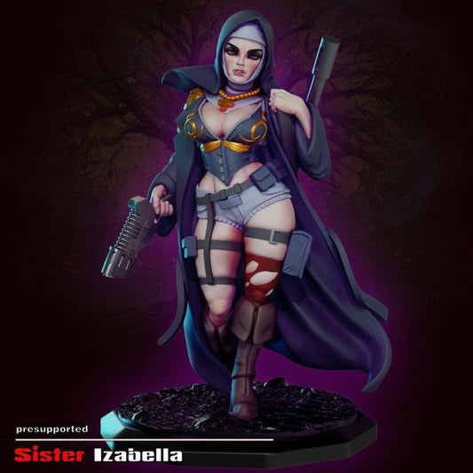 Sister Isabella by Gaz Pin Up Miniatures