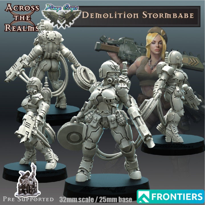 Stormbabes by Across the Realms Miniatures