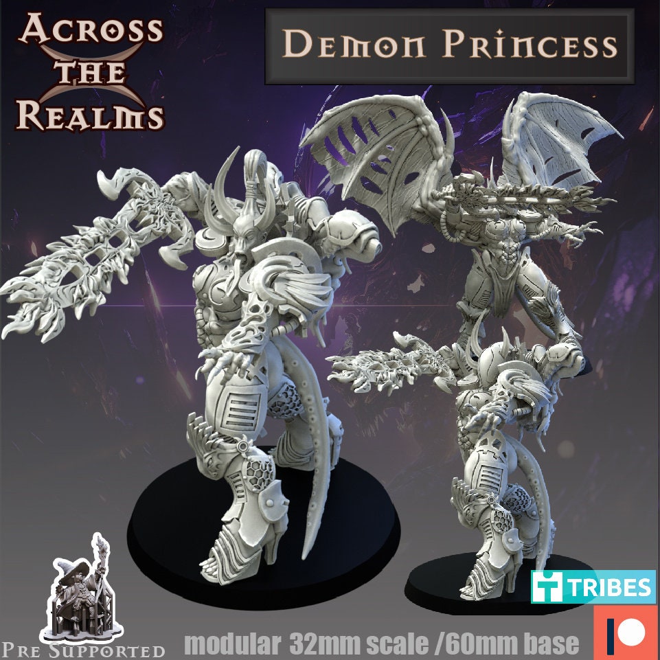 Demon Princess from Legionaries Of Excess by Across the Realms Miniatures