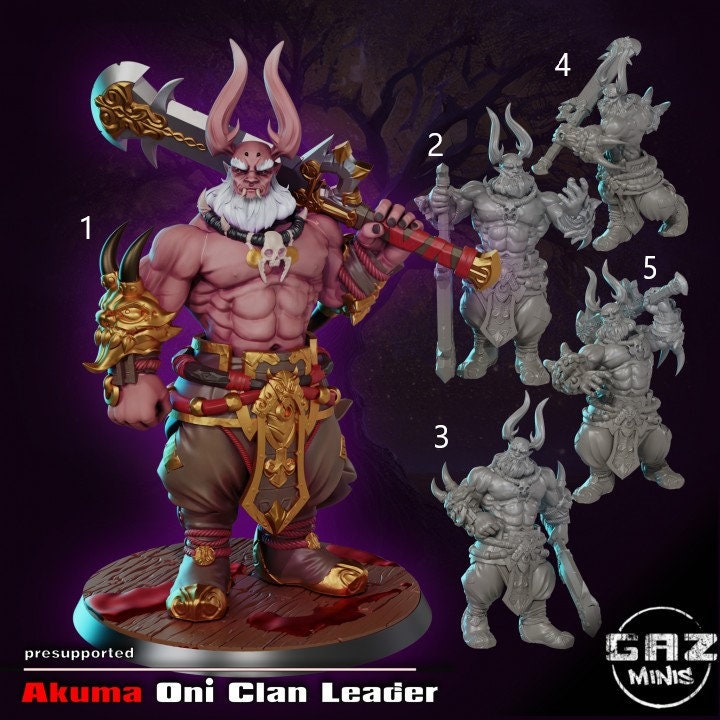 Akuma Oni Leader by Gaz Minis