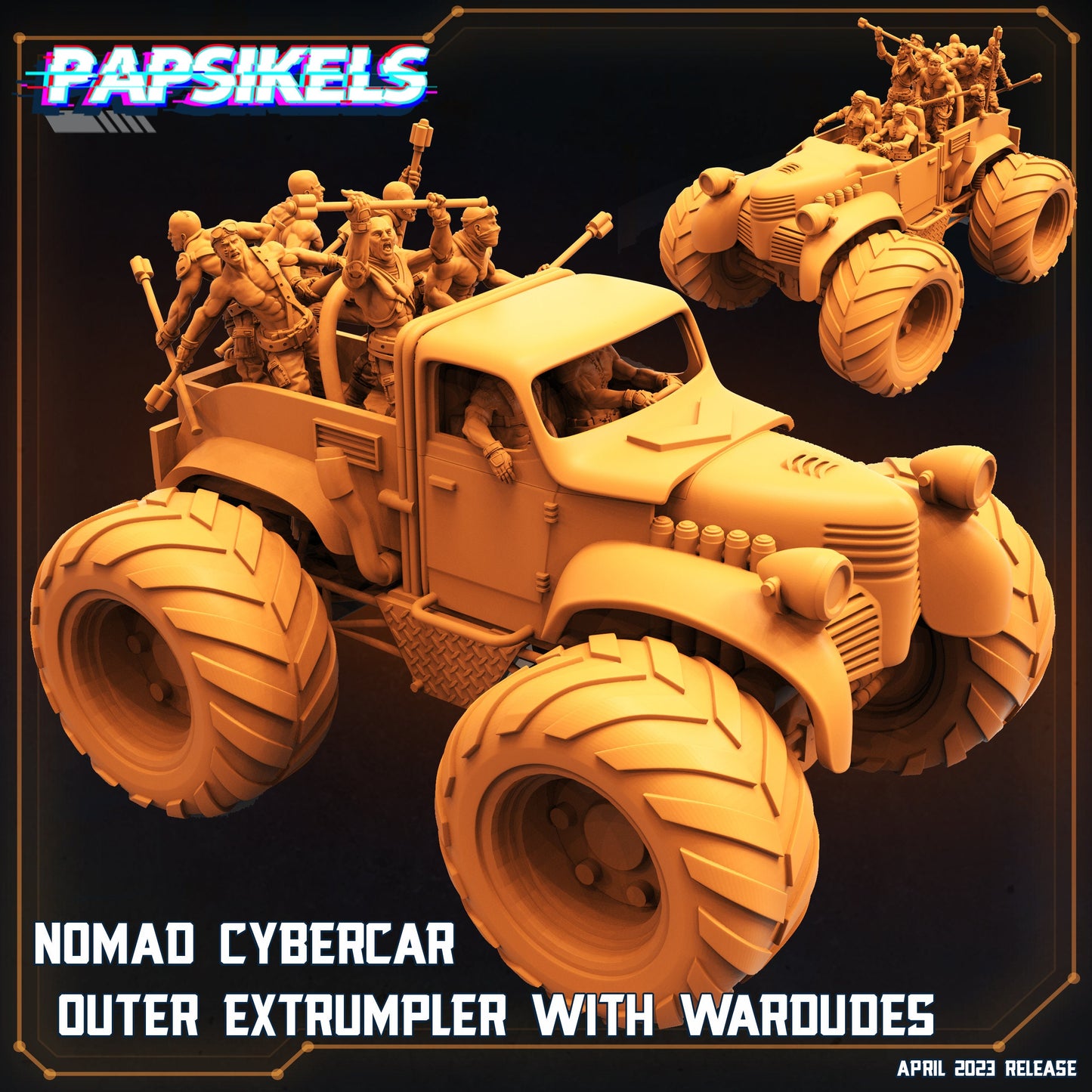 War Dudes Cyber Cars by Papsikels Miniatures