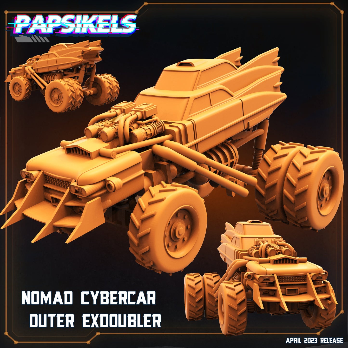 War Dudes Cyber Cars by Papsikels Miniatures