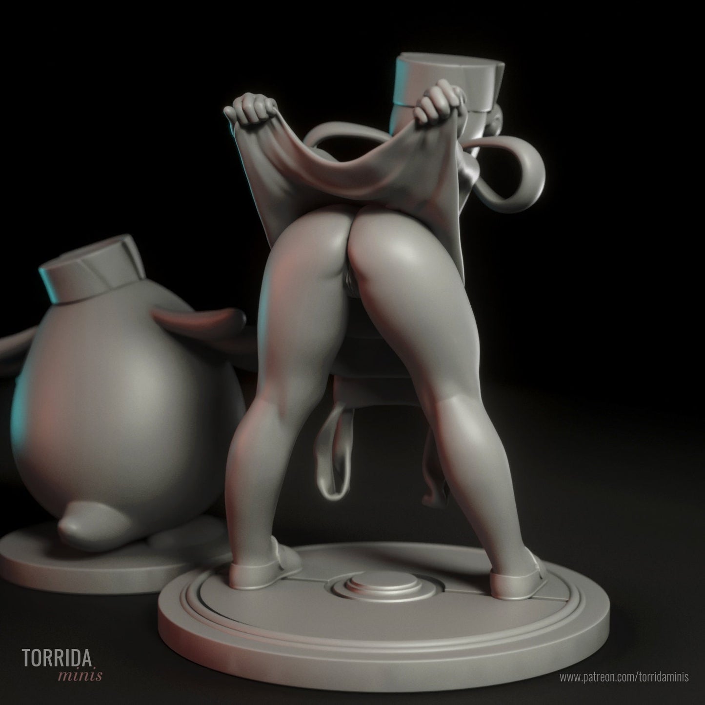 Nurse Joy Statue Model Kit by Torrida Minis