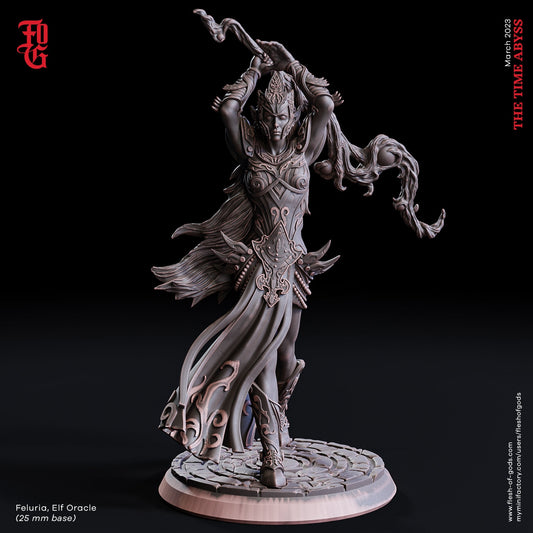 Elf Oracle from "Time Abyss" by Flesh of Gods Miniatures