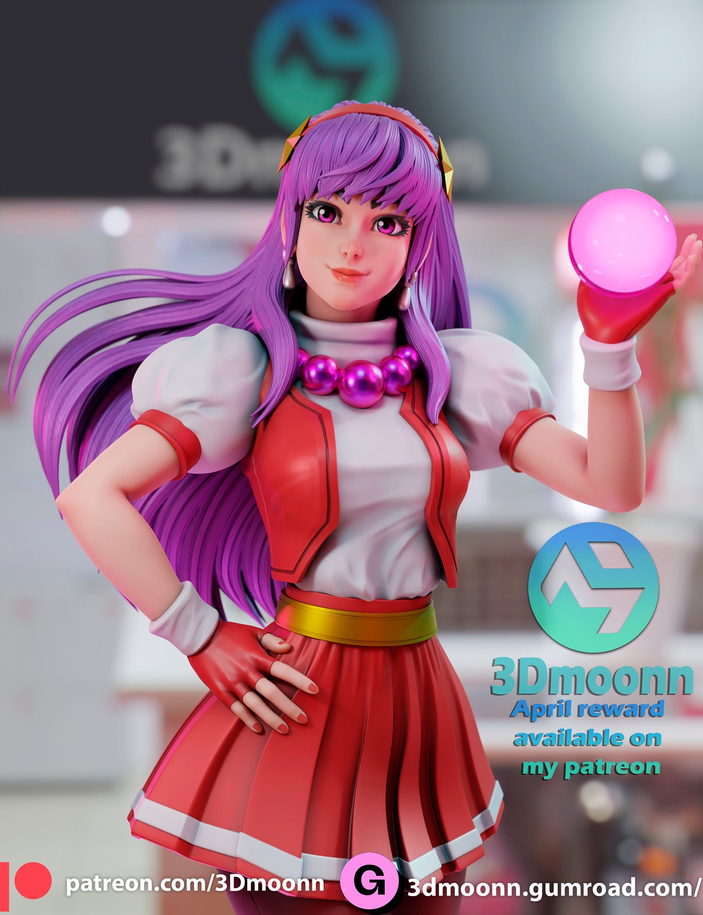 Athena Statue Model Kit by 3Dmoonn