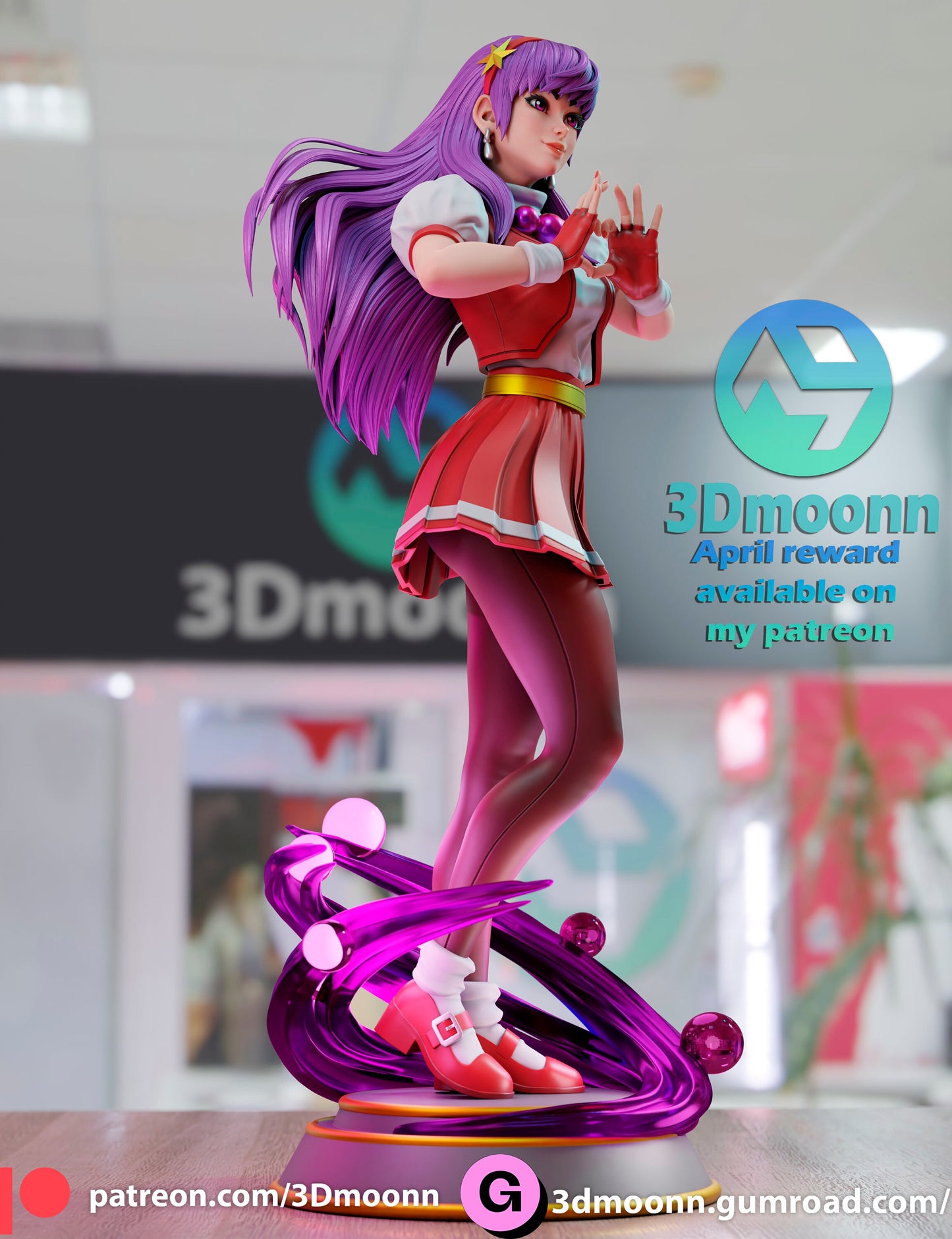 Athena Statue Model Kit by 3Dmoonn