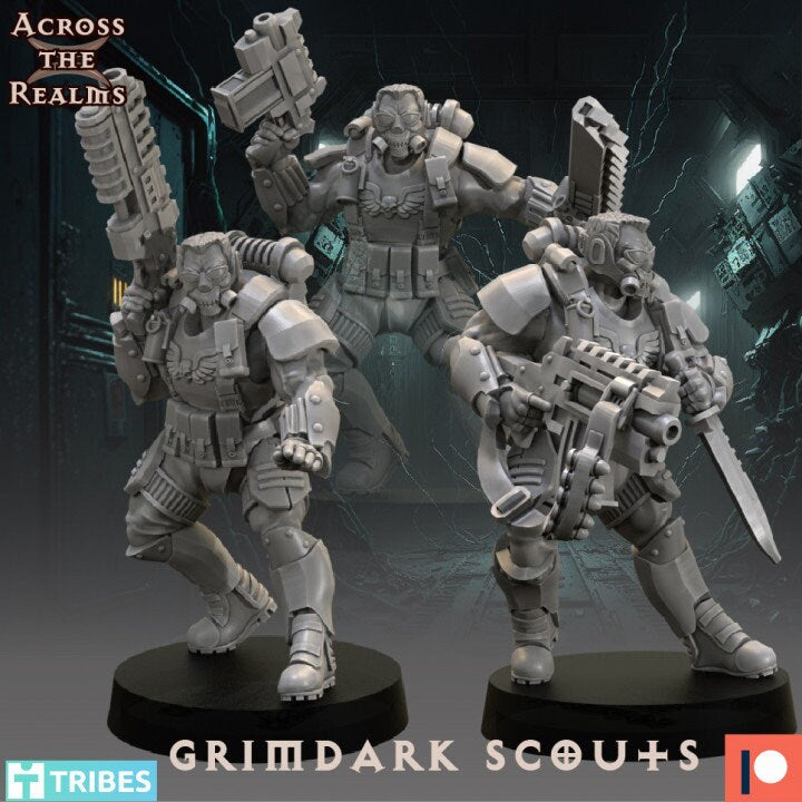 Grimdark Scouts by Across the Realms Miniatures