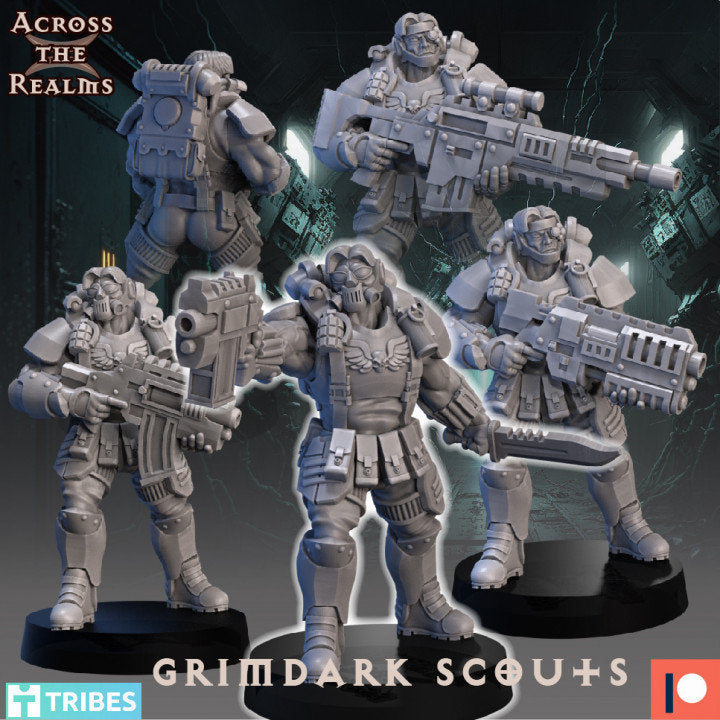 Grimdark Scouts by Across the Realms Miniatures