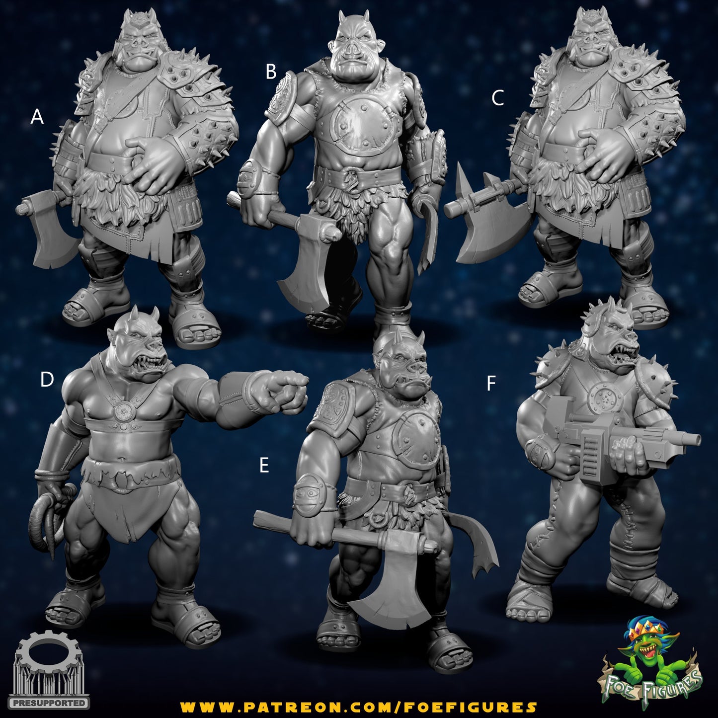 Pigmen and Creatures by Foe Figures Miniatures