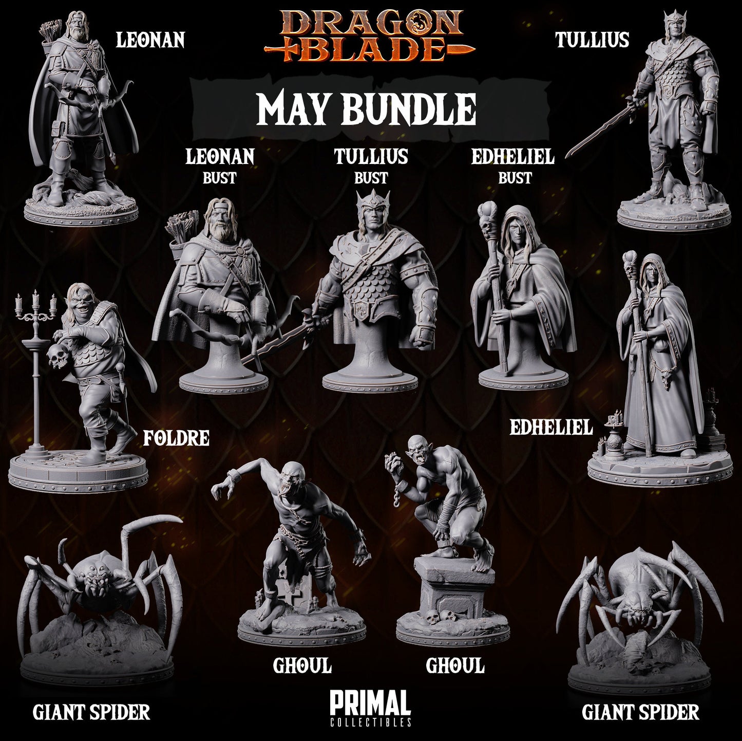 Dragon Blade Bundle One by Primal Collectibles Miniatures