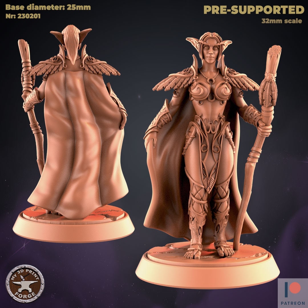 Night Elf Bundle Vol. 1 by My3dPrintforge Miniatures