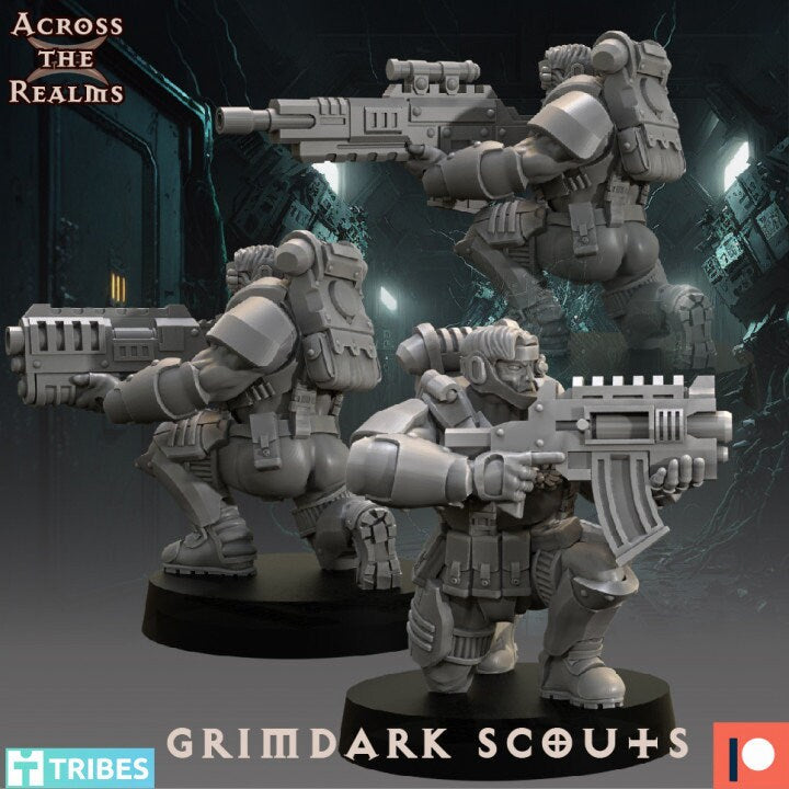 Grimdark Scouts by Across the Realms Miniatures