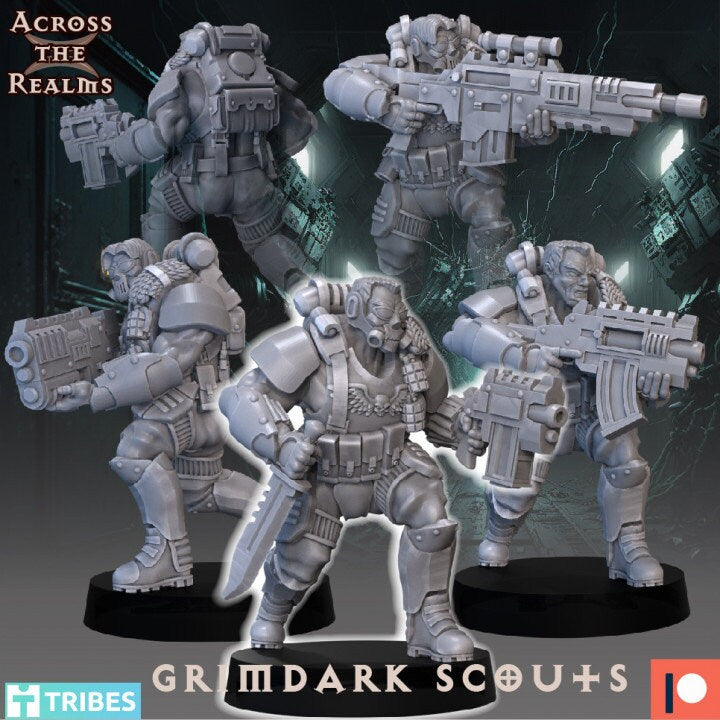 Grimdark Scouts by Across the Realms Miniatures