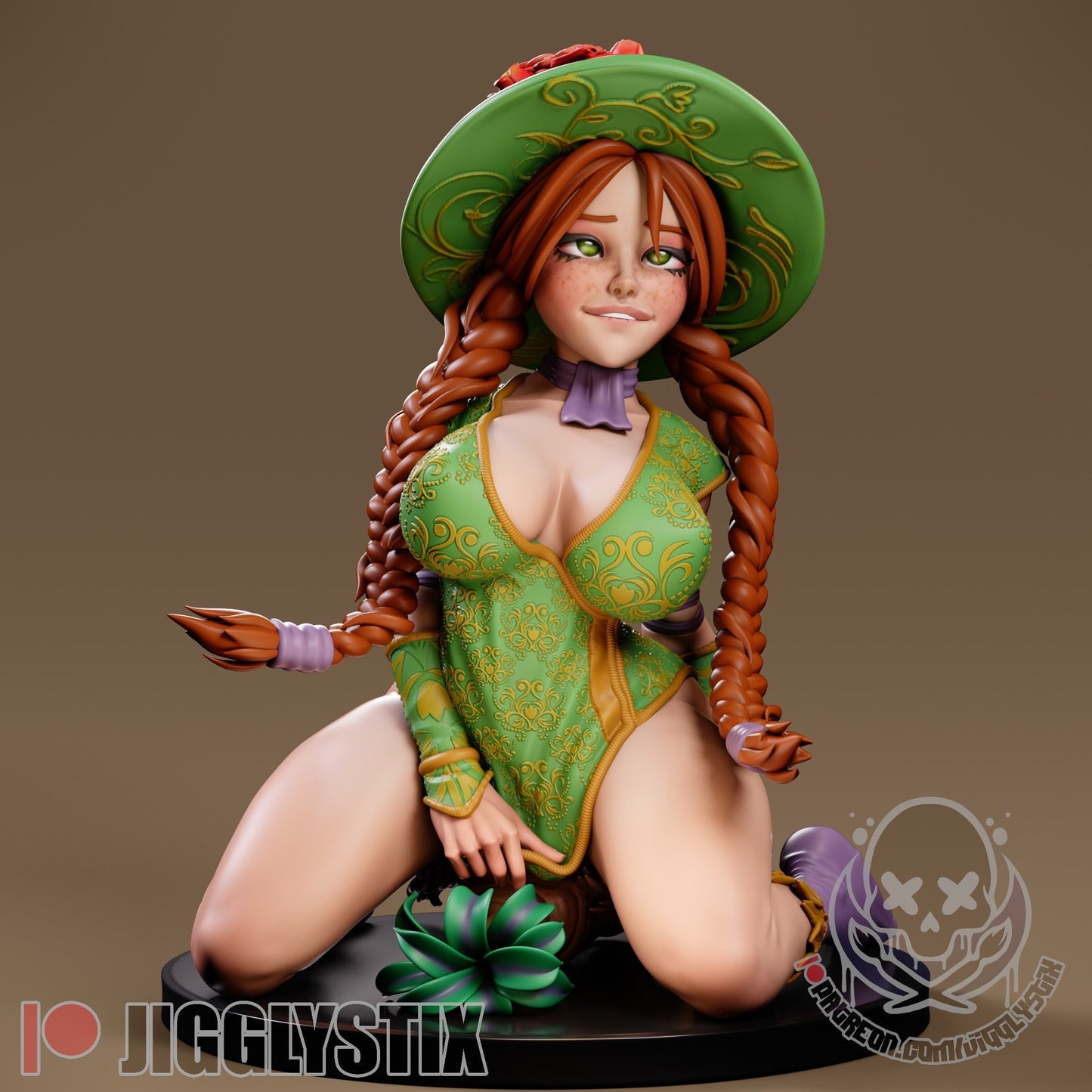 The Naughty Botanist by Jigglystix Pin Up Factory Miniatures