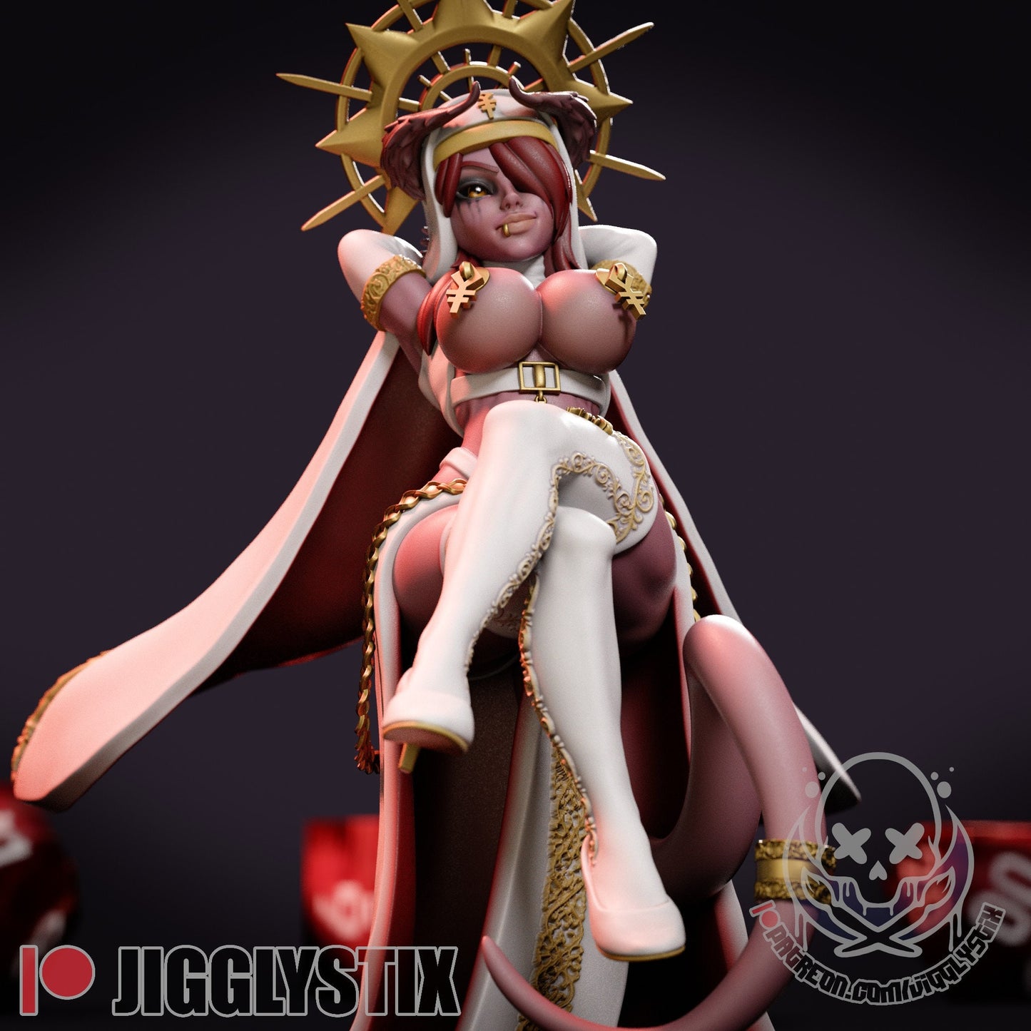 Demon Nuns by Jigglystix Pin Up Factory Miniatures