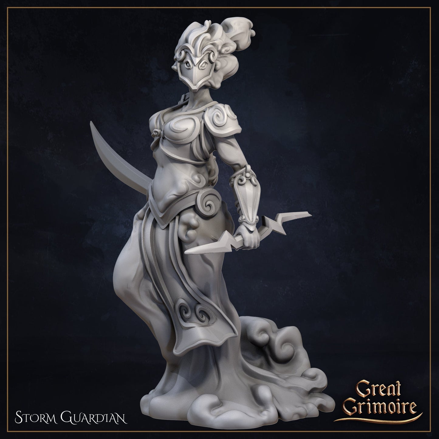 Storm Spirits from "Elemental Awakening" by Great Grimoire Miniatures