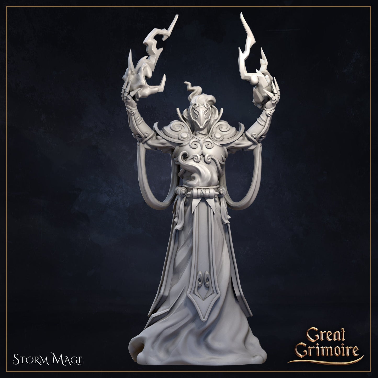 Storm Spirits from "Elemental Awakening" by Great Grimoire Miniatures