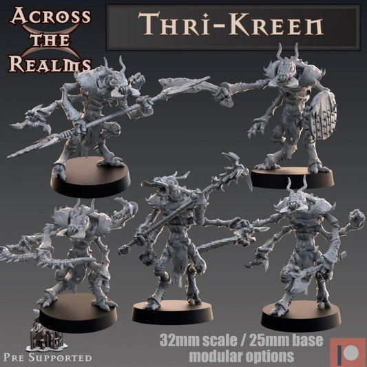 Thri Kreen from Dunes of the Dark Star by Across the Realms Miniatures