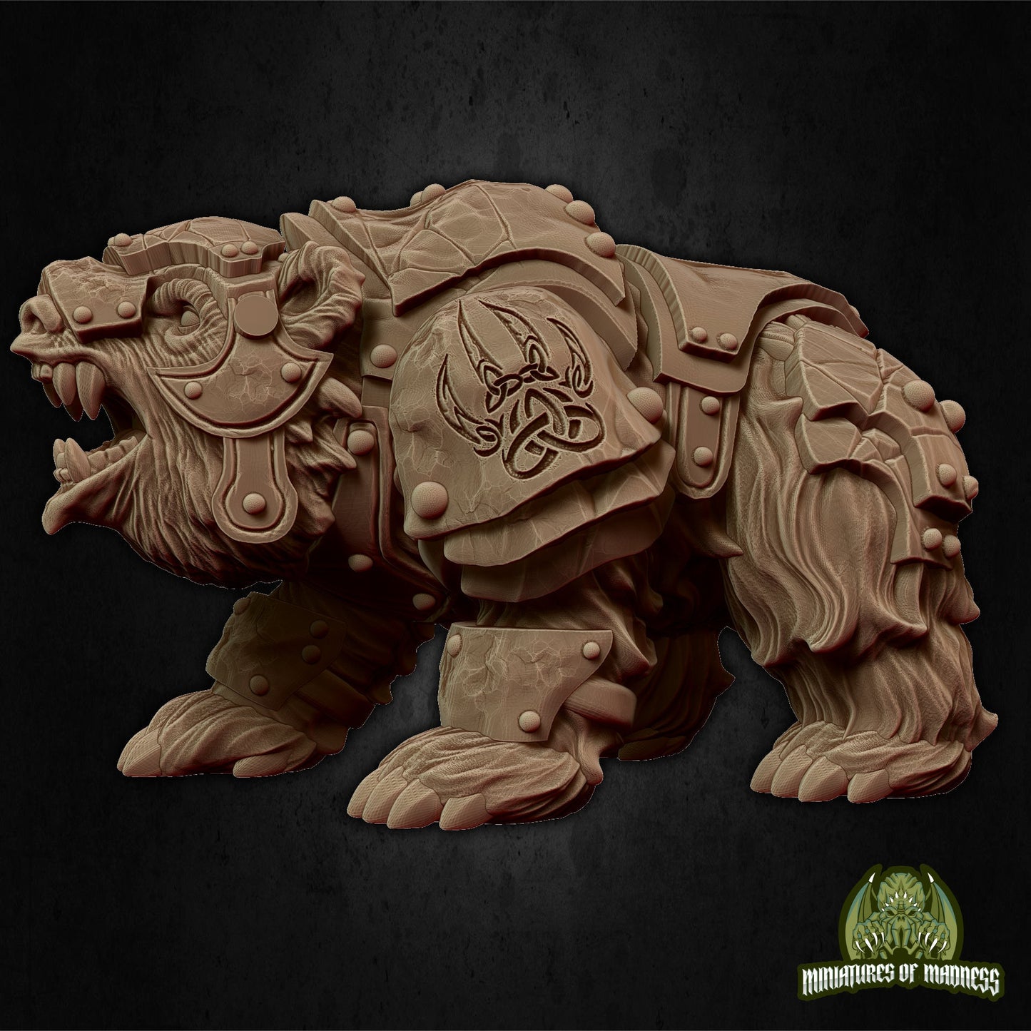 Bear Rider from Hold my Dwarf by Miniatures of Madness