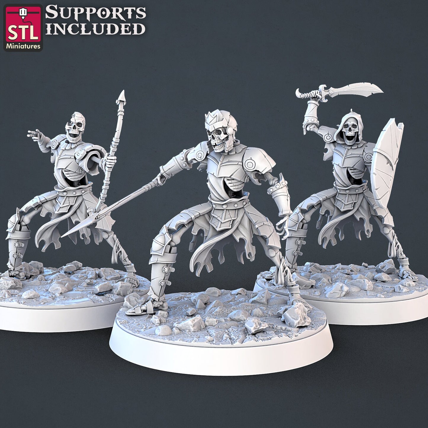 Skeleton Set by STL Miniatures