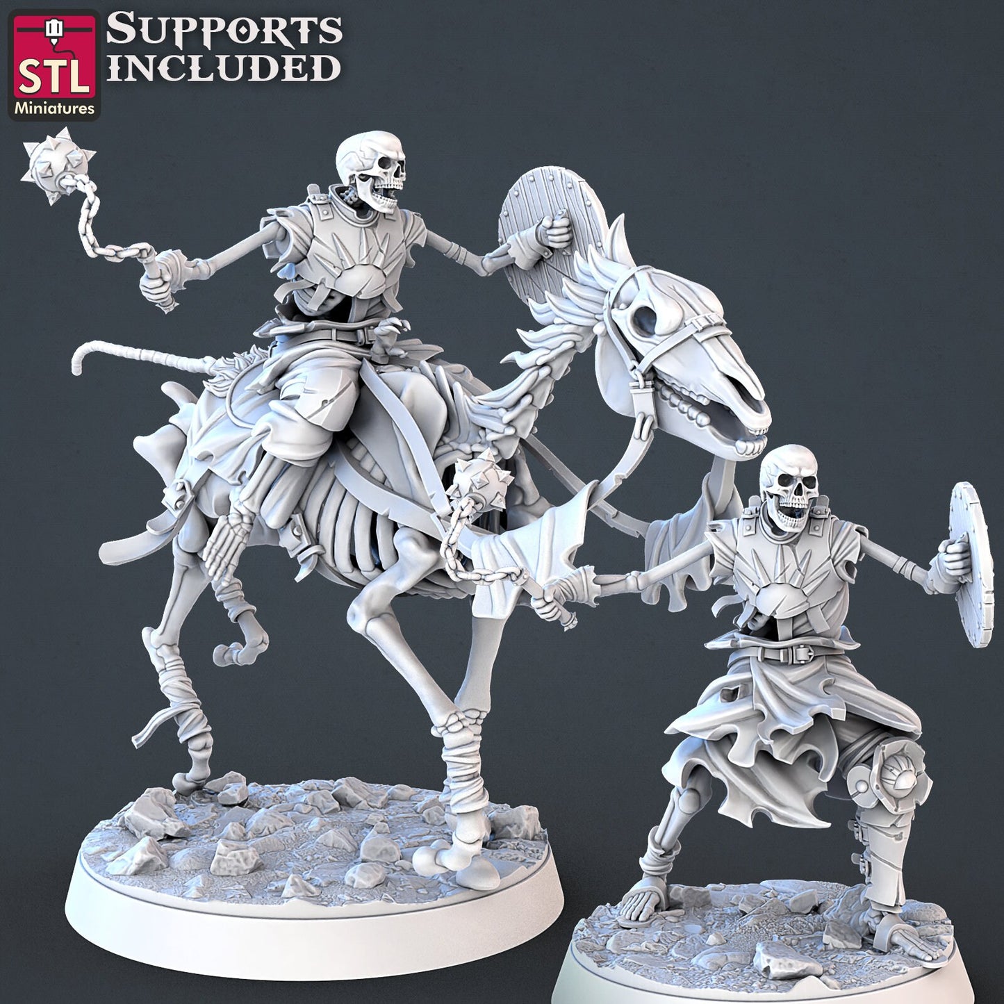 Skeleton Set by STL Miniatures