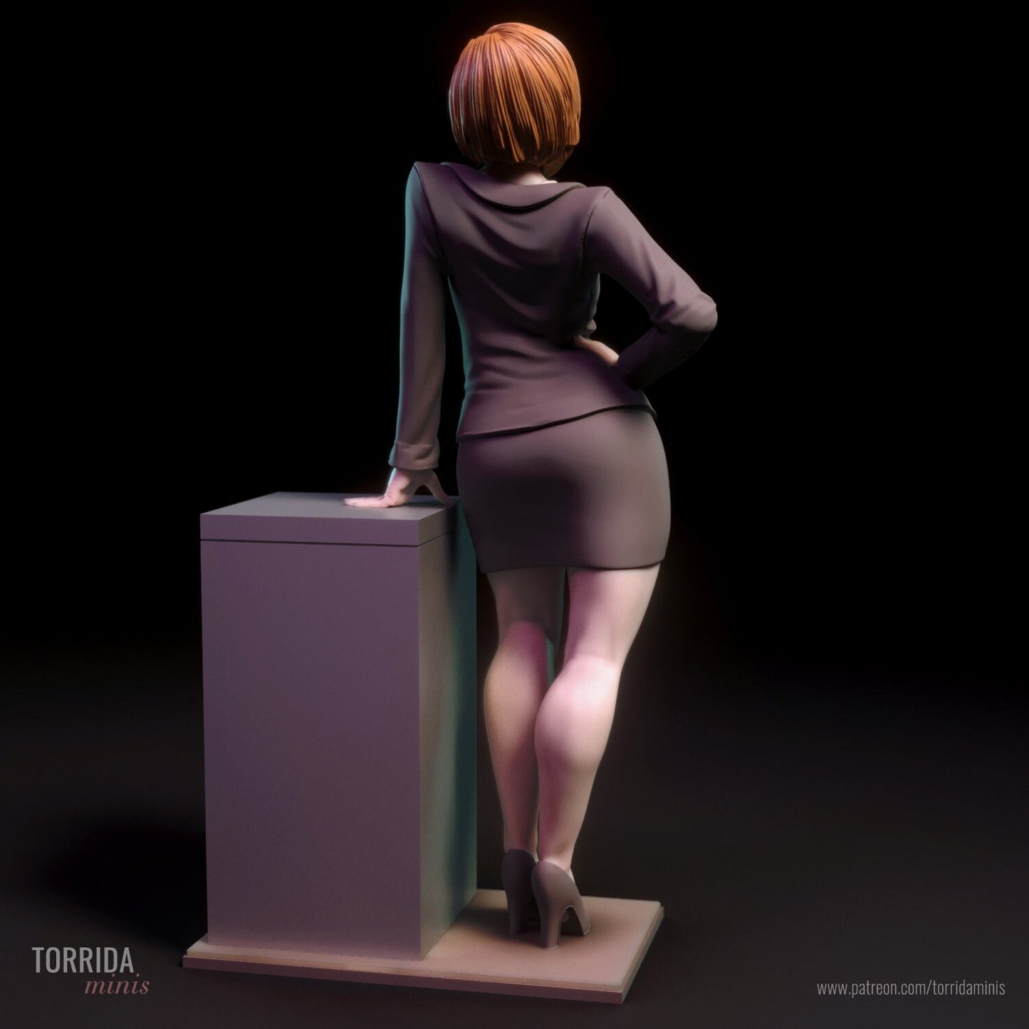 Sexy FBI Agent by Torrida Pin Up Miniatures