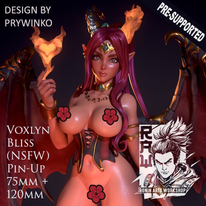 Voxlynn Bliss Statue Model Kit by Ronin Arts Factory Miniatures