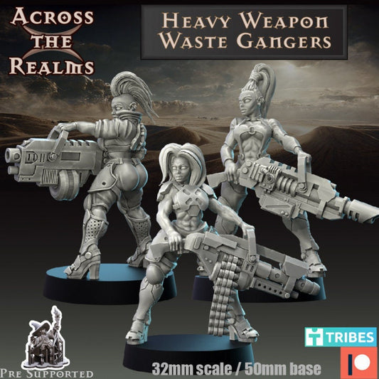 Heavy Weapon Gangers by Across the Realms Miniatures