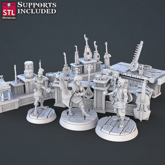 Music Store Vendor by STL Miniatures