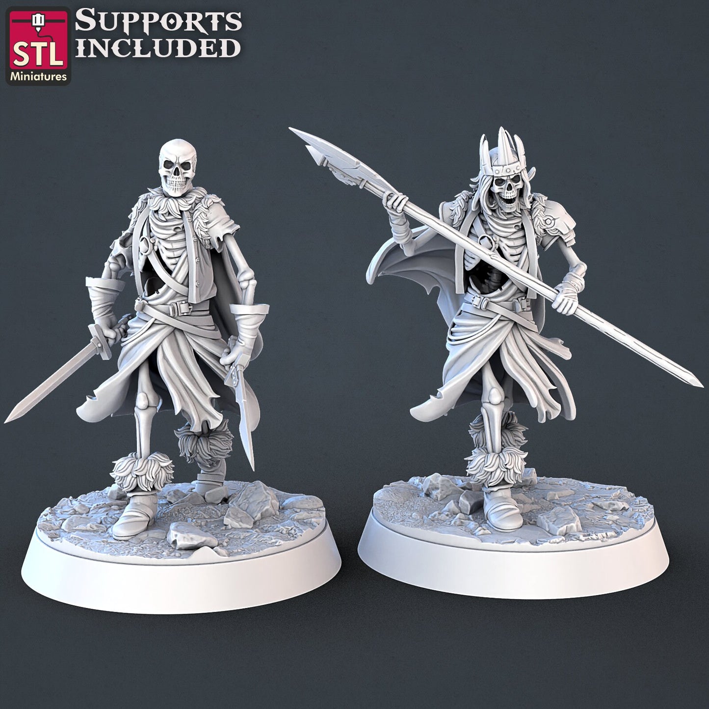 Skeleton Set by STL Miniatures