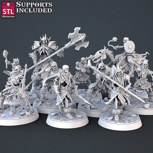 Skeleton Set by STL Miniatures