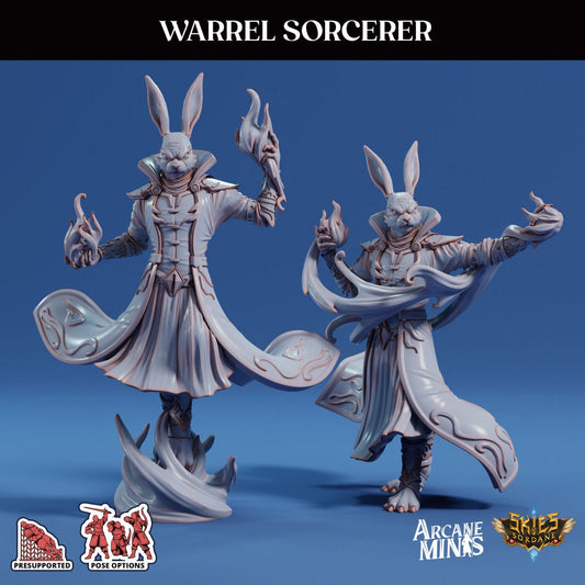 Warrel Sorcerer by Arcane Minis Miniatures